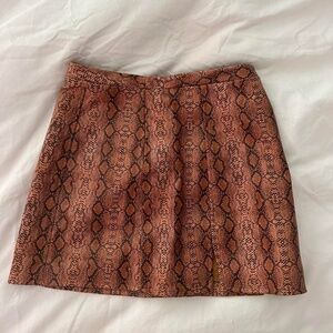 SNAKESKIN SKIRT